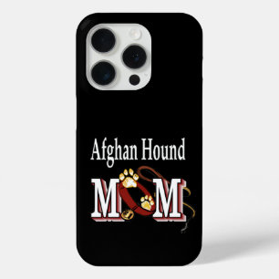 Afghan Hound Dog Mom iPhone 15 Pro Case