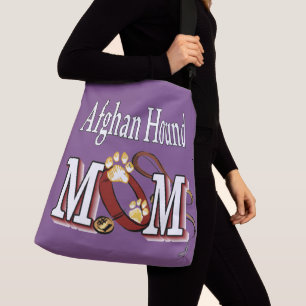 Afghan Hound Dog Mom Crossbody Bag
