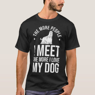 Afghan Hound Dog Puppies Owner Lover _15 T-Shirt