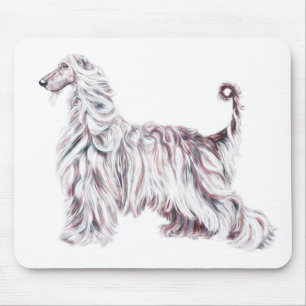 Afghan Hound Elegance Mouse Pad