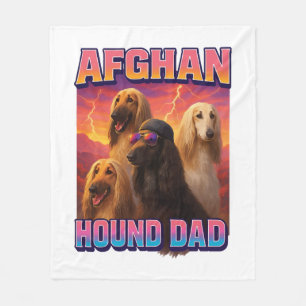 Afghan Hound Fleece Blanket