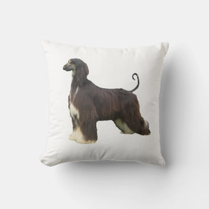 afghan hound full.png throw pillow