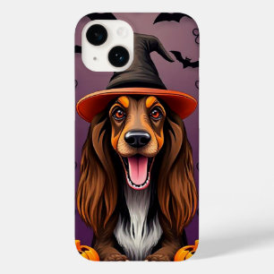 Afghan Hound halloween Elegant Spooky Dog Witch Case-Mate iPhone 14 Case
