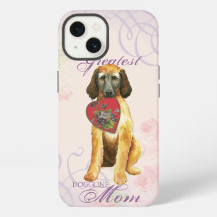 Afghan Hound Heart Mom iPhone 13 Case