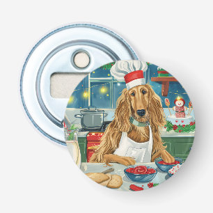 Afghan Hound Holiday Baking: Festive Christmas Bottle Opener