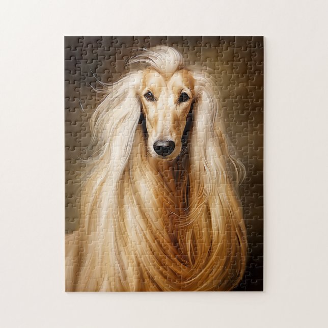 Afghan Hound Jigsaw Puzzle (Vertical)