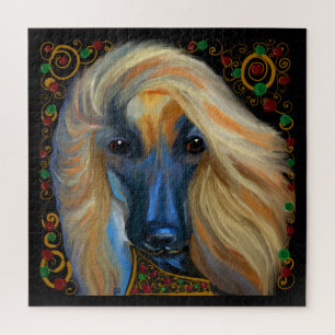 Afghan Hound Jigsaw Puzzle