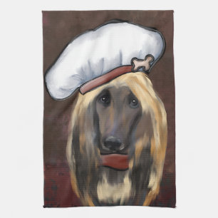 AFGHAN HOUND KITCHEN TOWEL