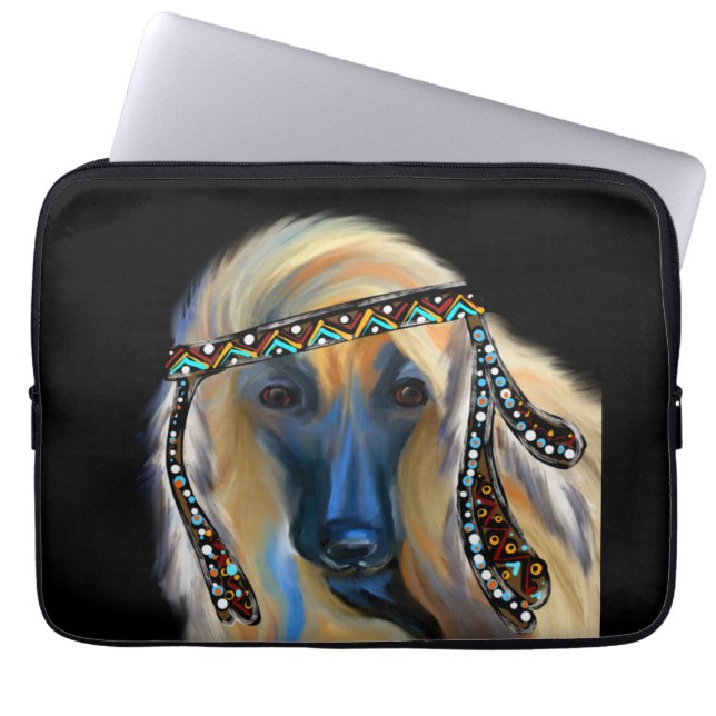 Afghan Hound        Laptop Sleeve (Front)