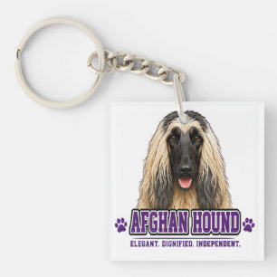 🐾 Afghan Hound Lover 🐾 Keychain