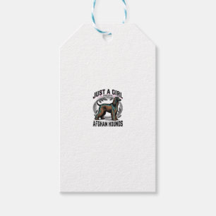 Afghan Hound Lover Vintage Dog Mom Shirt Design_1 Gift Tags