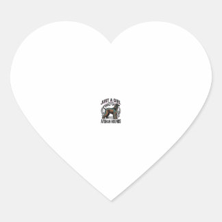 Afghan Hound Lover Vintage Dog Mom Shirt Design_1 Heart Sticker