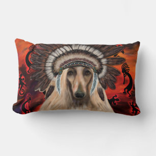 Afghan Hound Lumbar Pillow