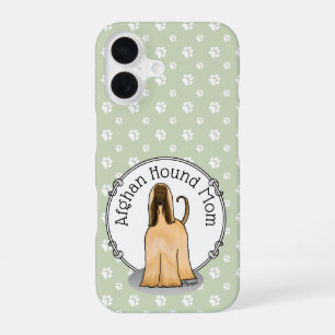 Afghan Hound Mom Afghan Mom (fawn) Cute Dog Mom iPhone 16 Case