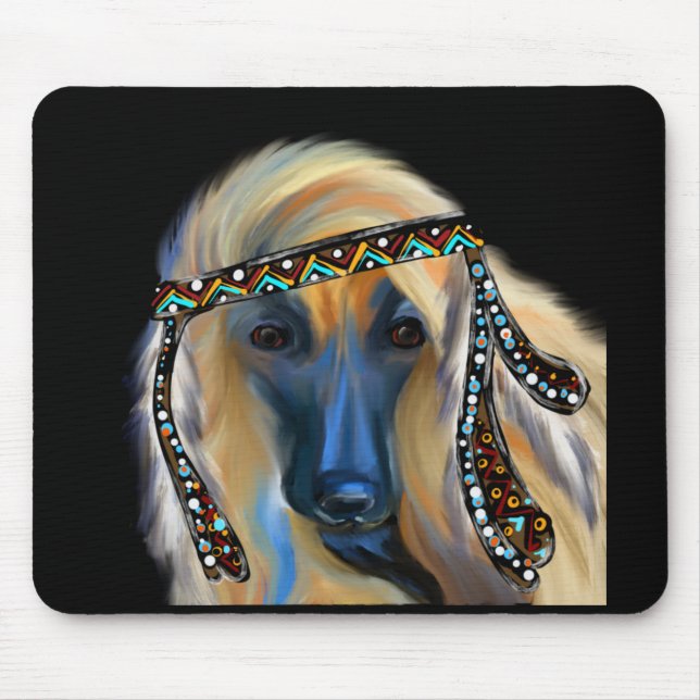 Afghan Hound        Mouse Pad (Front)