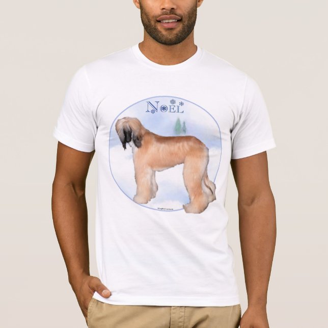Afghan Hound Noel T-Shirt (Front)