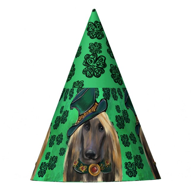 AFGHAN HOUND PARTY HAT (Front)