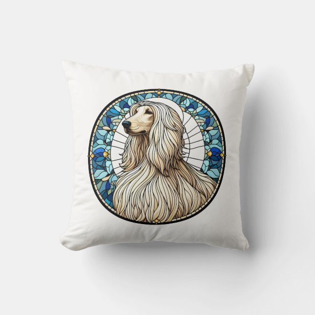 Afghan Hound pillow (Front)