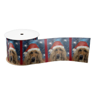  AFGHAN HOUND     SATIN RIBBON