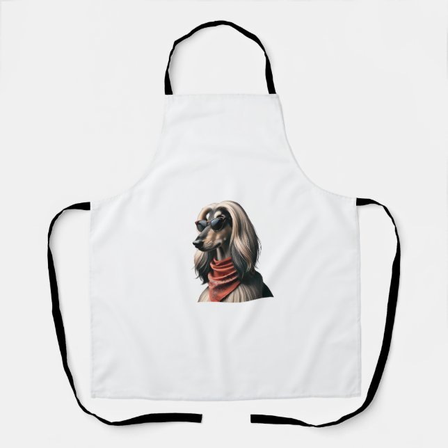 Afghan Hound Shirt Dog Mom Dad Balkh Baluchi Tee D Apron (Front)