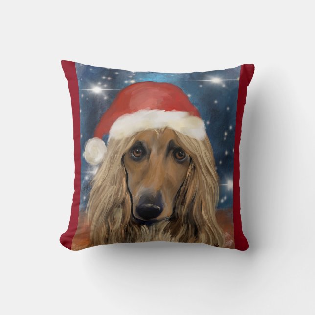  AFGHAN HOUND   THROW PILLOW (Front)