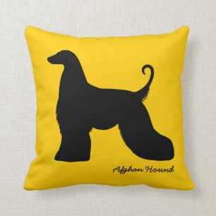 Afghan Hound Throw Pillow