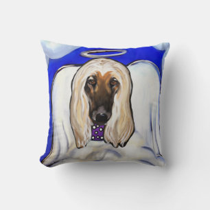 Afghan Hound Throw Pillow