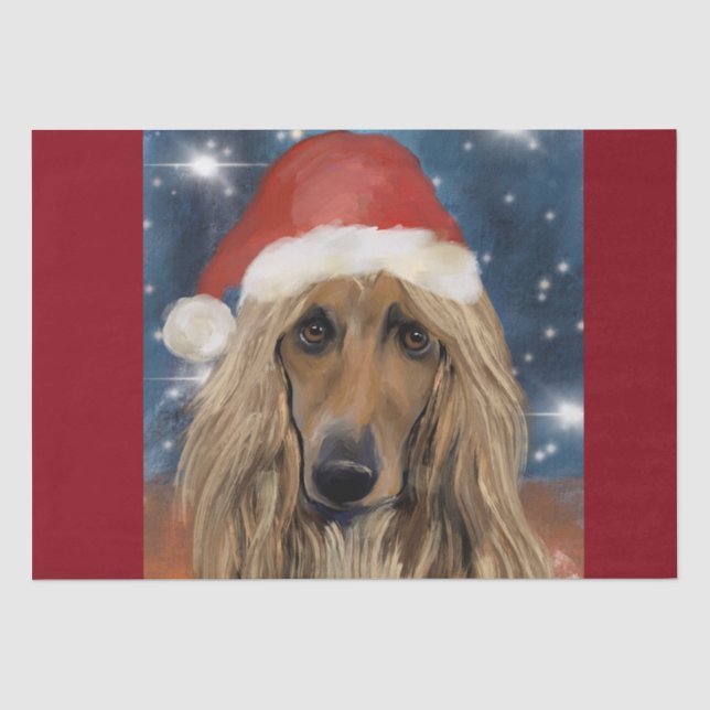  AFGHAN HOUND     TISSUE PAPER (Front)
