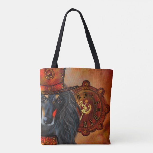 Afghan Hound  Tote Bag (Back)