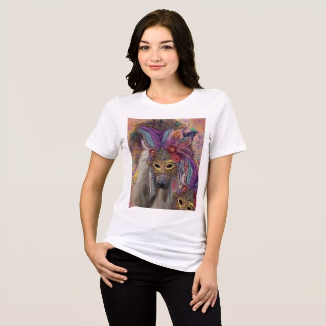 AFGHAN HOUND Tri-Blend SHIRT (Front Full)