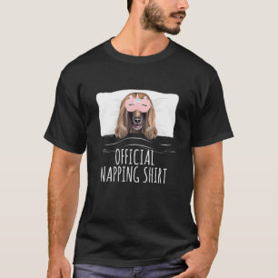 Afghan Hound Unicorn Sleep Mask Official Napping T-Shirt