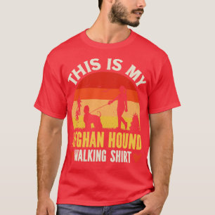 Afghan Hound Walking 1 T-Shirt
