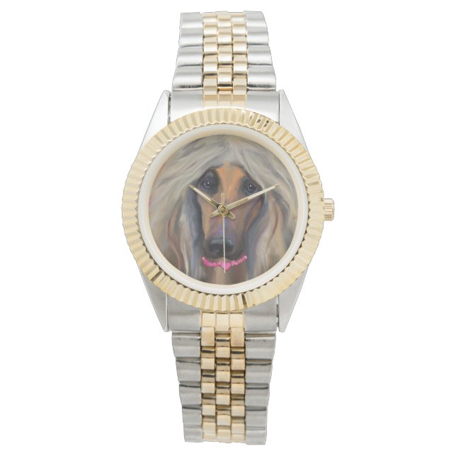 Afghan Hound  Watch (Front)