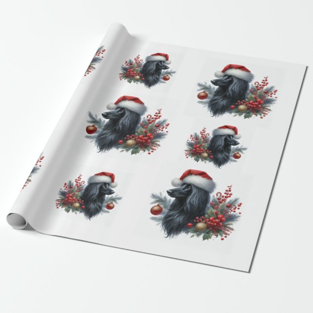 Afghan Hound Wrapping Paper (Unrolled)