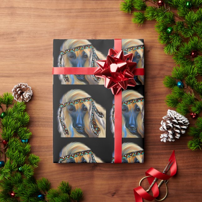 Afghan Hound        Wrapping Paper (Holiday Gift)