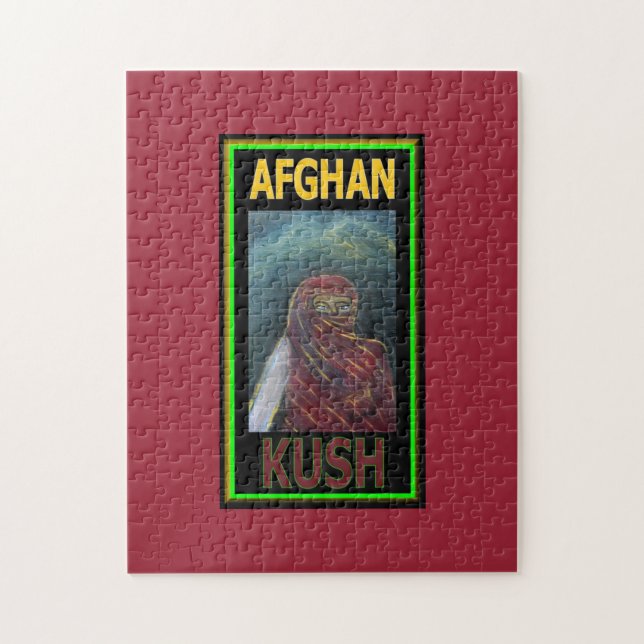 AFGHAN KUSH JIGSAW PUZZLE (Vertical)