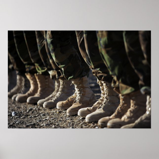 Afghan National Army Air Corp Soldiers Poster (Front)