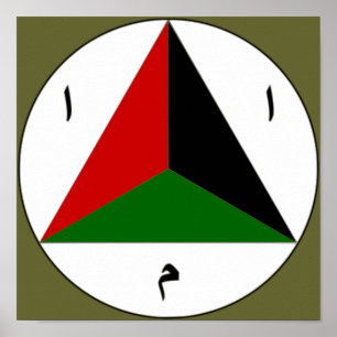 Afghan National Army Air Force Roundel Poster