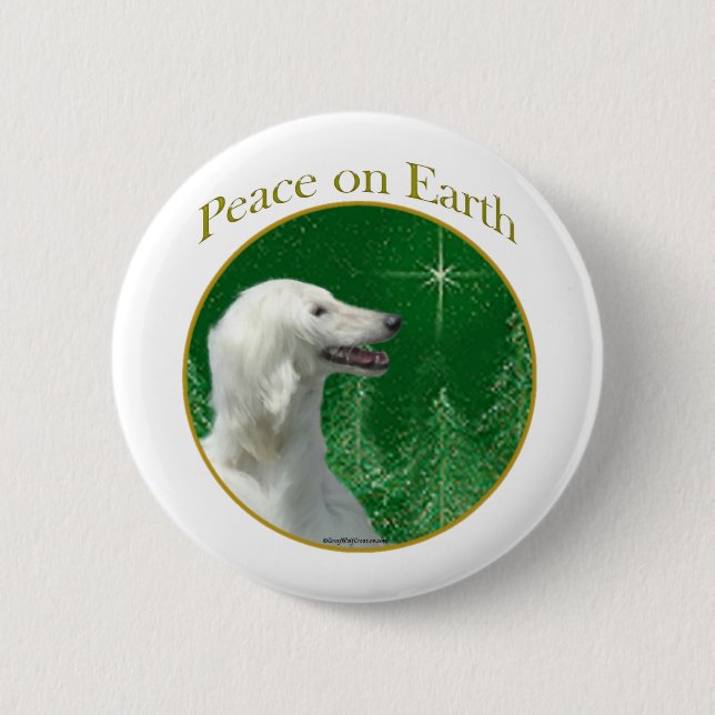 Afghan Peace 2 Inch Round Button (Front)