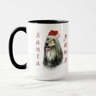 Afghan Santa Paws Magnet Mug