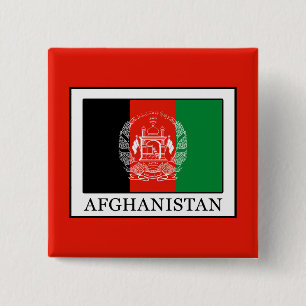 Afghanistan 2 Inch Square Button