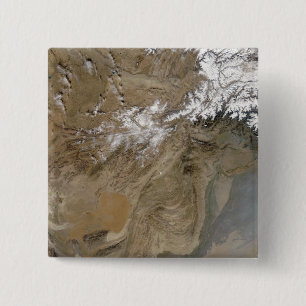 Afghanistan 2 Inch Square Button