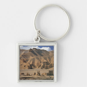 Afghanistan, Bamian Valley. Ancient earthen Keychain