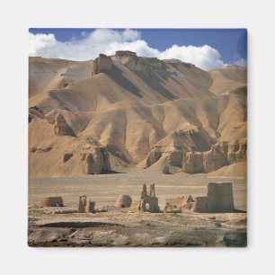 Afghanistan, Bamian Valley. Ancient earthen Magnet