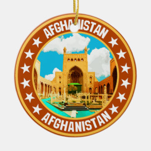 Afghanistan                                        ceramic ornament
