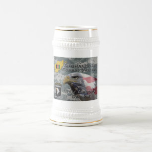 “Afghanistan Combat Veteran” – 101st Airborne Divi Beer Stein