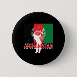 Afghanistan Cricket Jersey - Afghanistan Cricket T 2 Inch Round Button