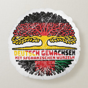 Afghanistan Deutsch Deutschland Baum Round Pillow