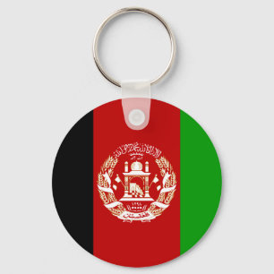Afghanistan Flag AF Keychain