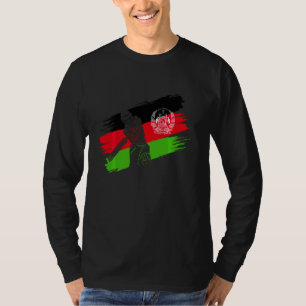 Afghanistan Flag Afghanistan Cricket Fan Player Co T-Shirt